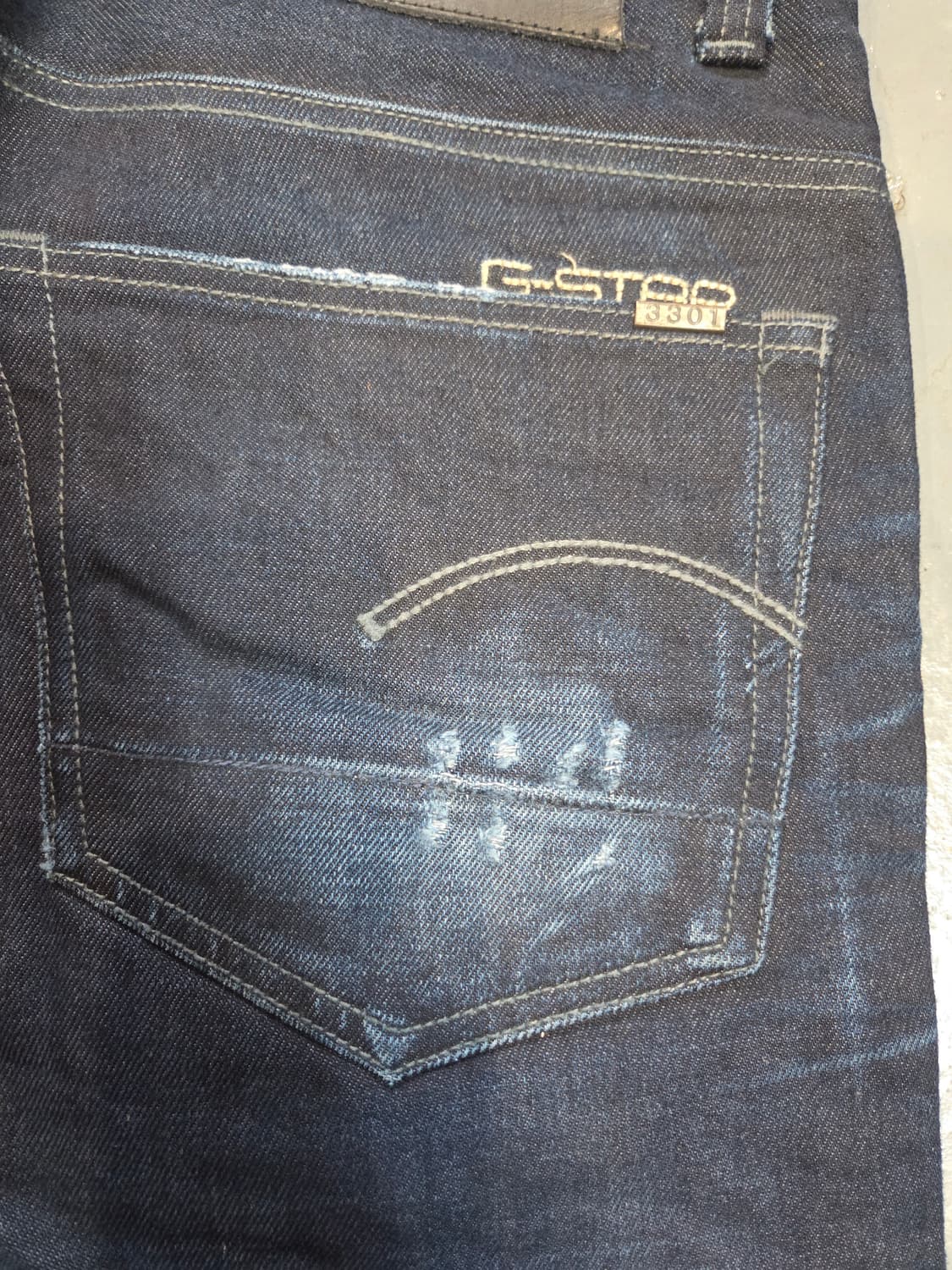 G-Star RAW 3301 데님 청바지(W33/L32) 상품이미지5