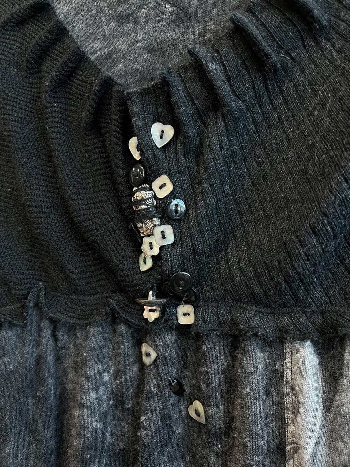 유럽빈티지 Dressline 레이어드 울 원피스 Made in ITALY 상품이미지3