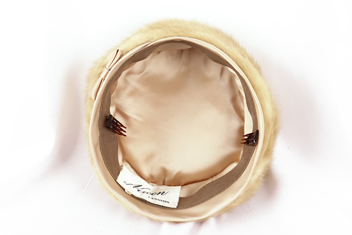 NOREEN 밍크필박스햇 빈티지모자 밍크모자 상품이미지6