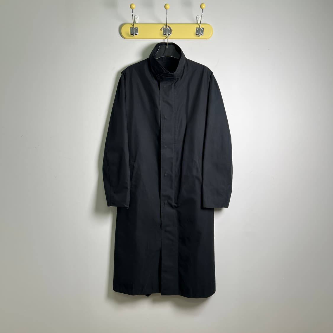 CK 캘빈클라인 블랙 롱 트렌치 코트 L 상품이미지1