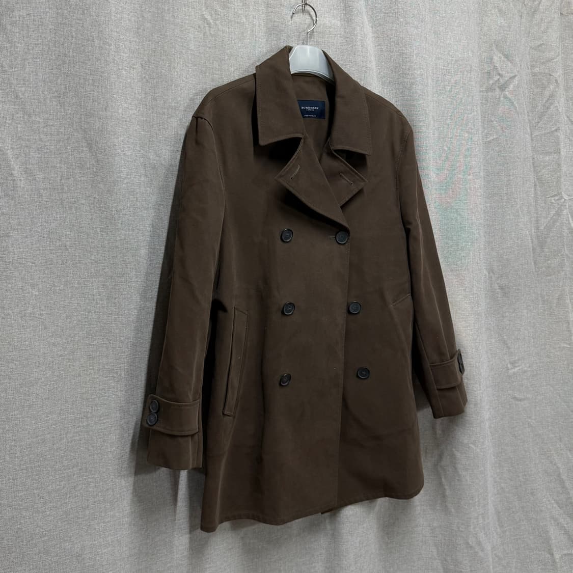 [54/매장판] 버버리 런던 BURBERRY 더블 코듀로이 하프 코트 상품이미지2