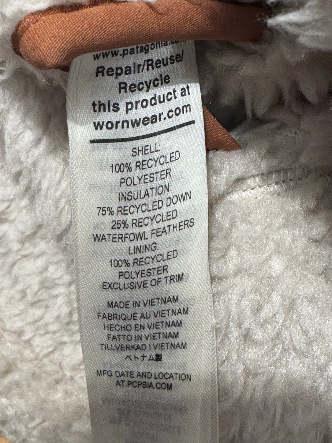 파타고니아 비비다운 양면조끼패딩 XL 상품이미지6