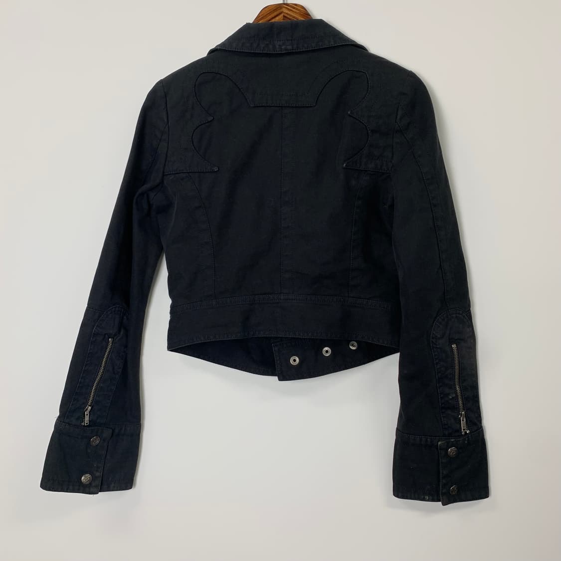 디젤 Y2k 와투케 블랙 데님 자켓 상품이미지4