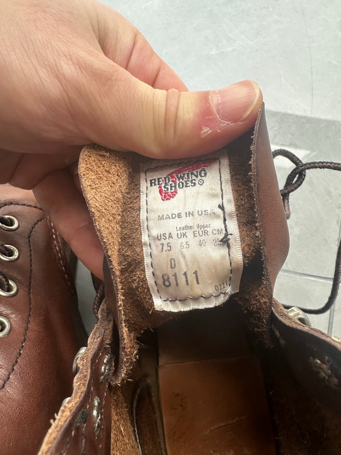 레드윙 8111 7.5d 신형 상품이미지7