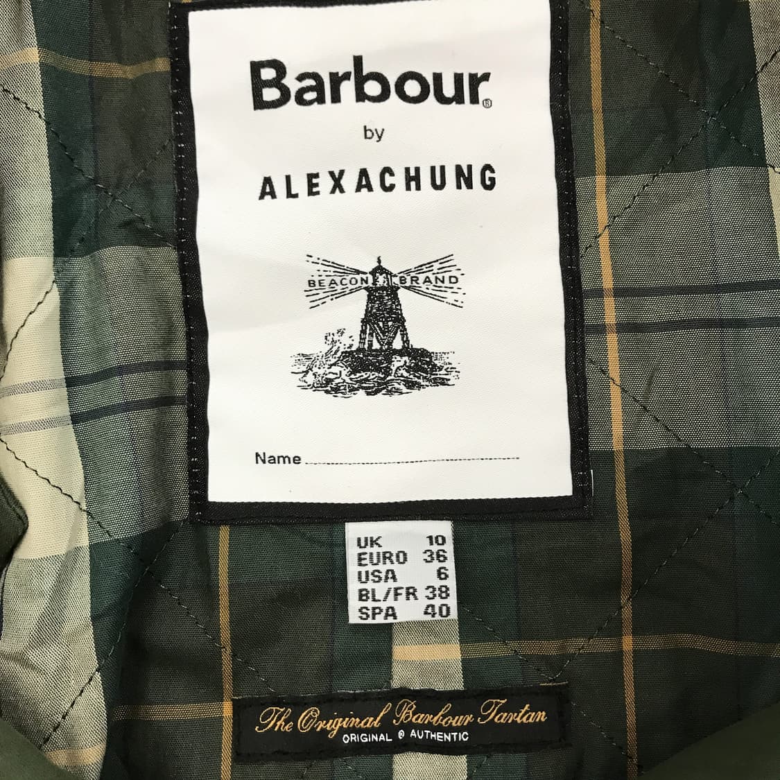 바버 x 알렉사청 논왁스 트렌치자켓 [UK10] 상품이미지4
