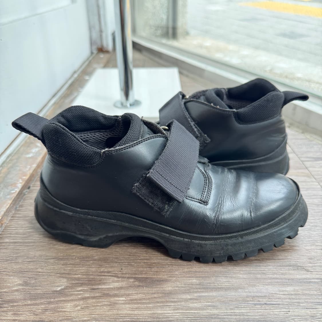 프라다 AW1999 레더 택티컬 부츠 상품이미지2