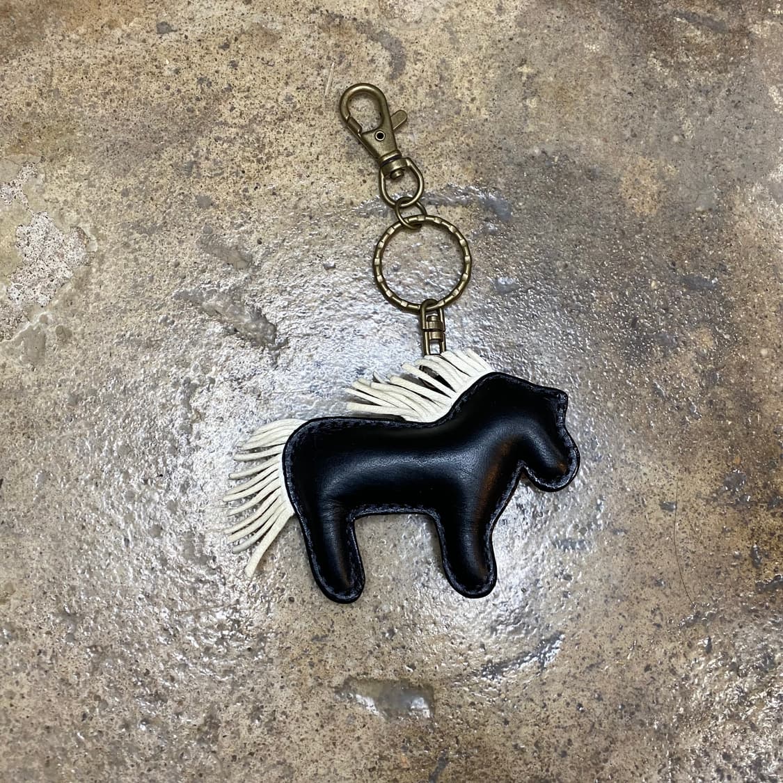 빈티지 가죽 말 키링 상품이미지1