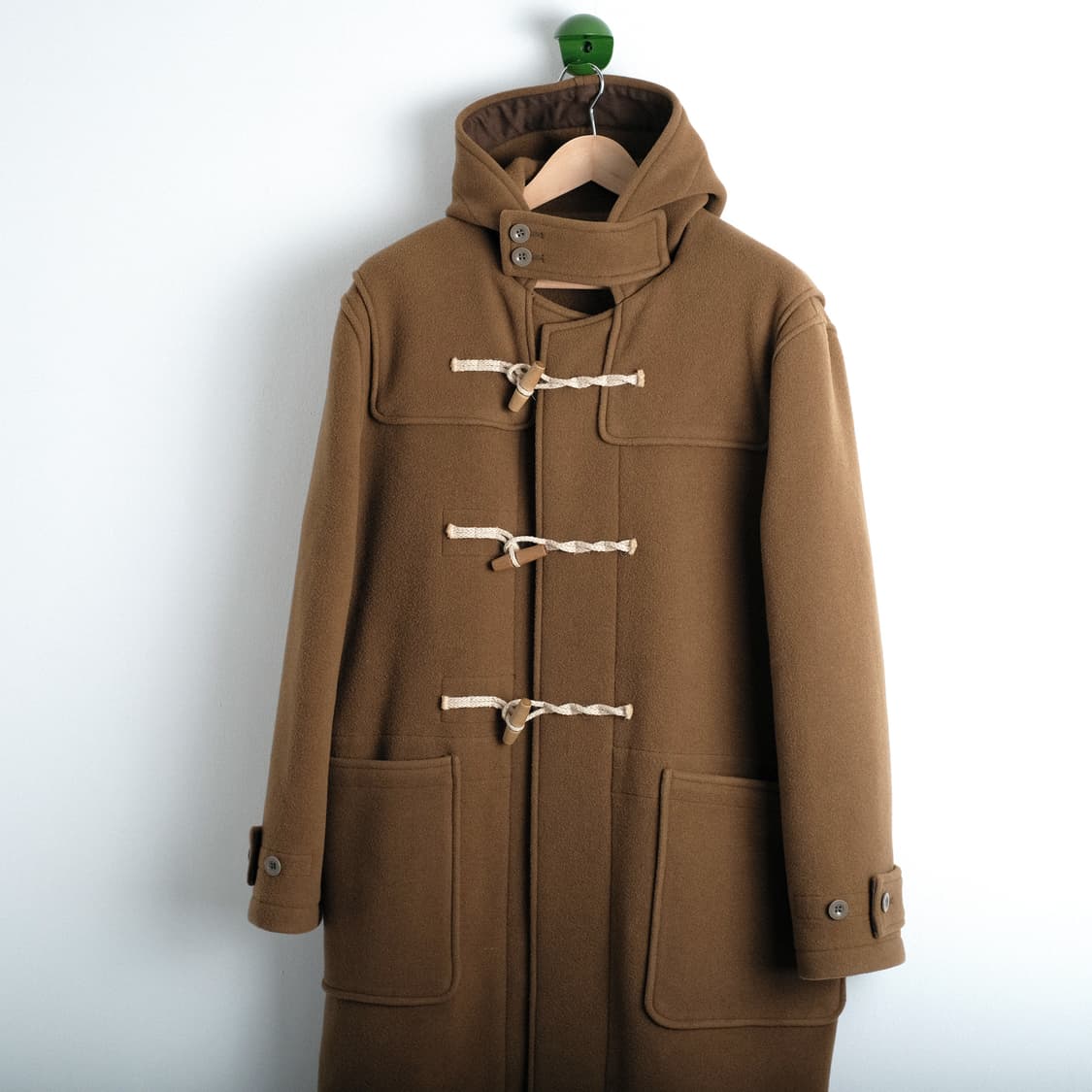 레노 Leno 울 캐시미어 더플 코트 3(105~)사이즈 카멜 상품이미지4