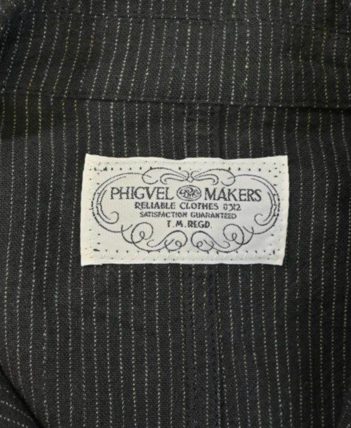 피그벨 코튼 리넨 스트라이프 롱블레이져 상품이미지5