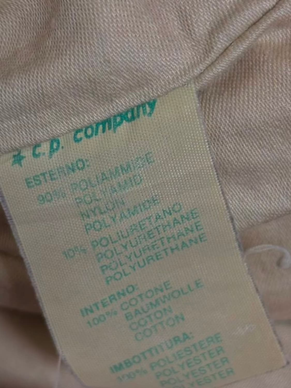 80s CP 컴퍼니 아카이브 올드 로고 후드 코튼 하프 집업 아노락 상품이미지3