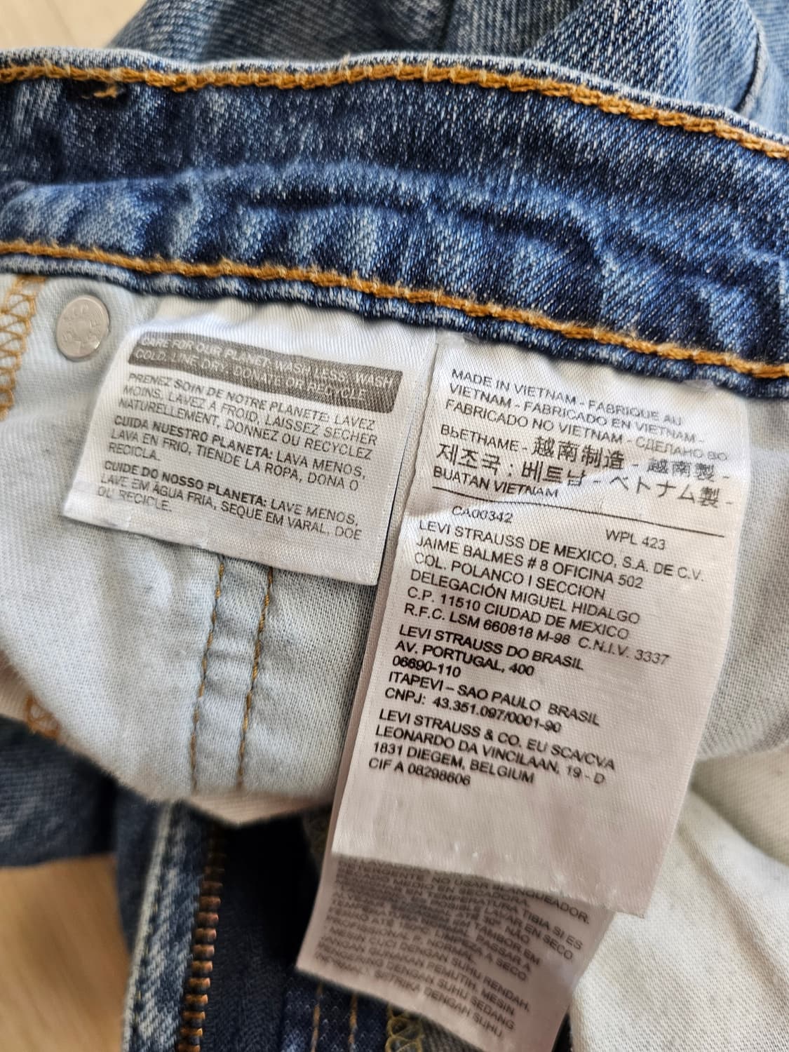 리바이스 502 청바지 W31 L32 상품이미지7