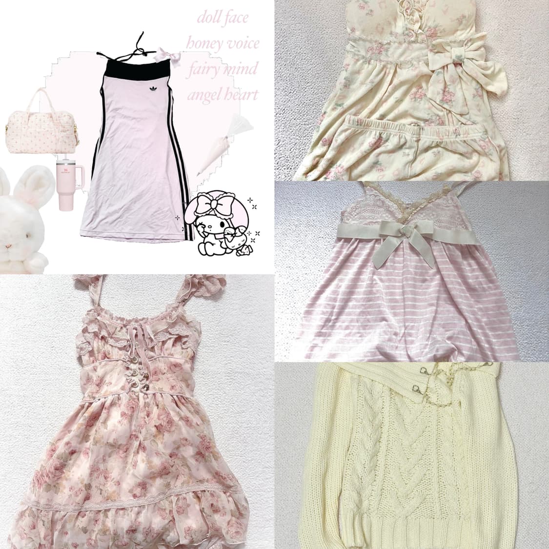 아디다스 핑크 홀터넥 리즈리사 원피스 슈가돌 룸웨어 히메갸루 라떼갸루 상품이미지1