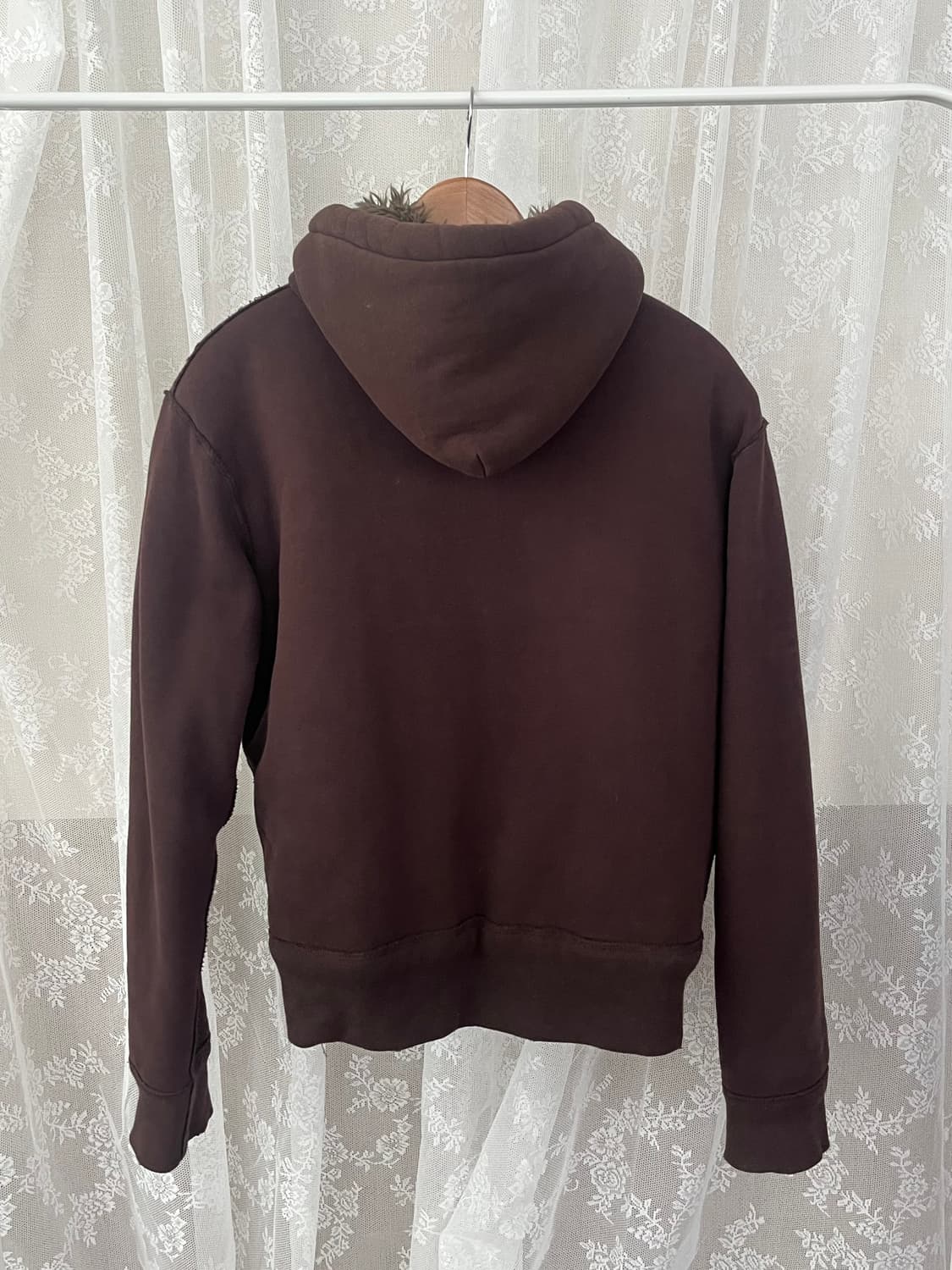 M) 00s 아베크롬비 울프죠 후드집업 브라운 상품이미지2