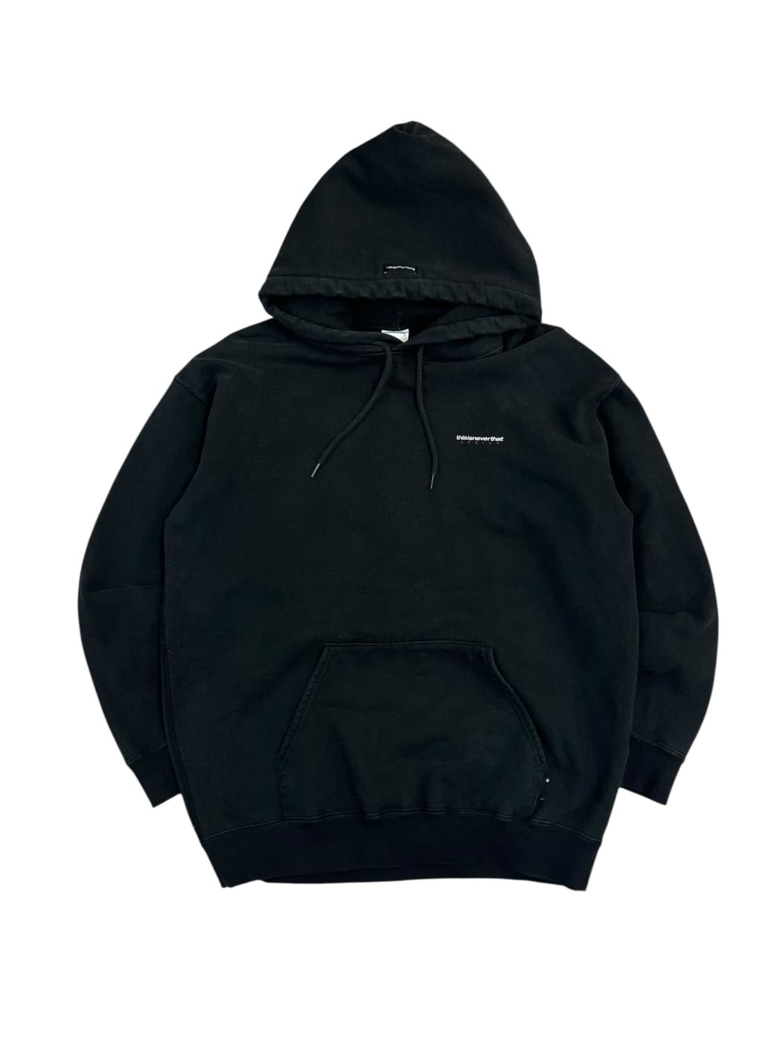 디스이즈네버댓 백로고 기모 후드티 블랙 S #csz3359 상품이미지3