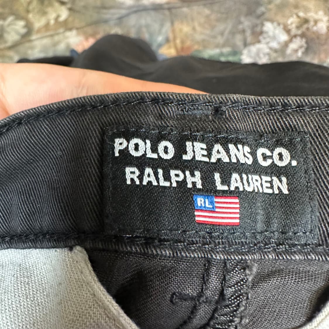 폴로진스 빈티지 흑청데님진 26 상품이미지3