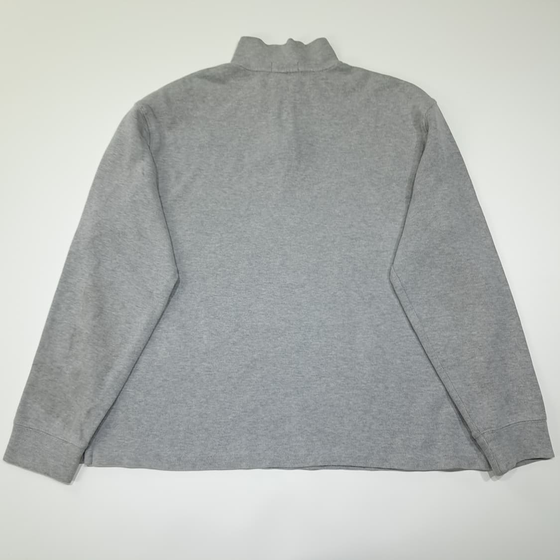 CL831 XL 폴로 90s 가죽풀러 라이트그레이 하프집업 스웻셔츠 상품이미지7