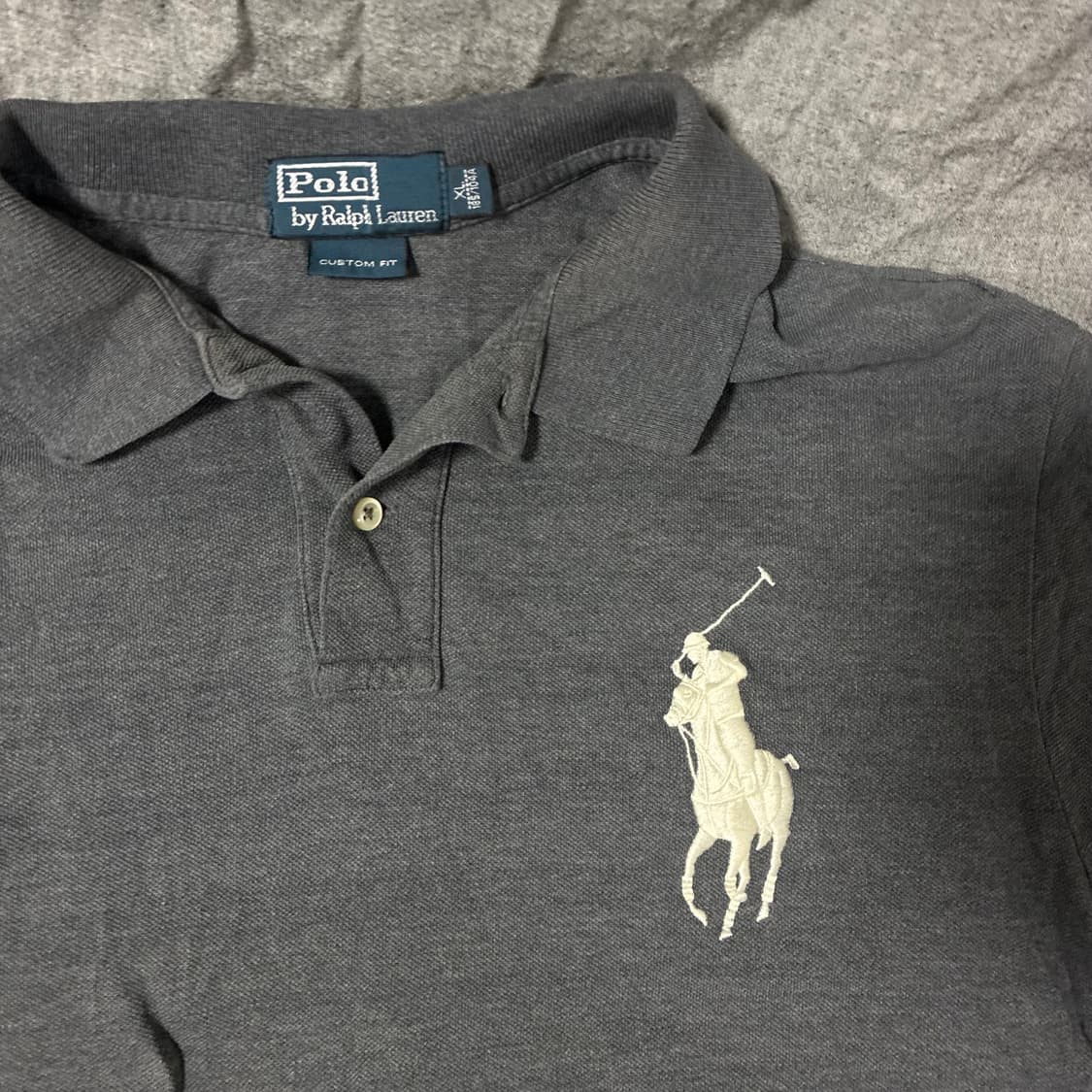폴로 랄프로렌 빅포니 카라티 그레이 XL 상품이미지2