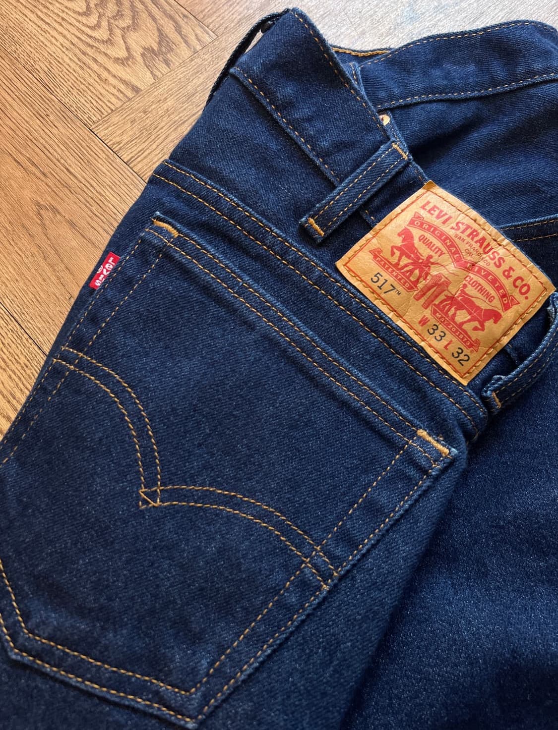 [33] 리바이스 517 부츠컷 플레어핏 진청 데님 팬츠 상품이미지5