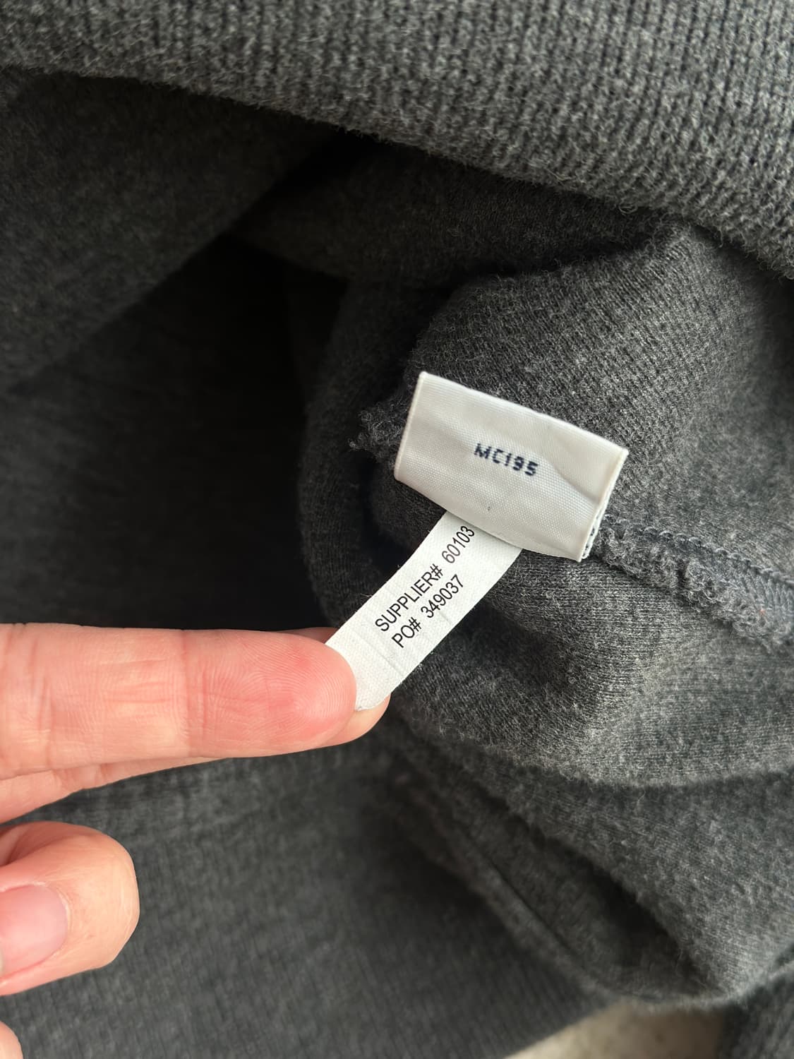 폴로 랄프로렌 차콜 코튼 후드집업  상품이미지6