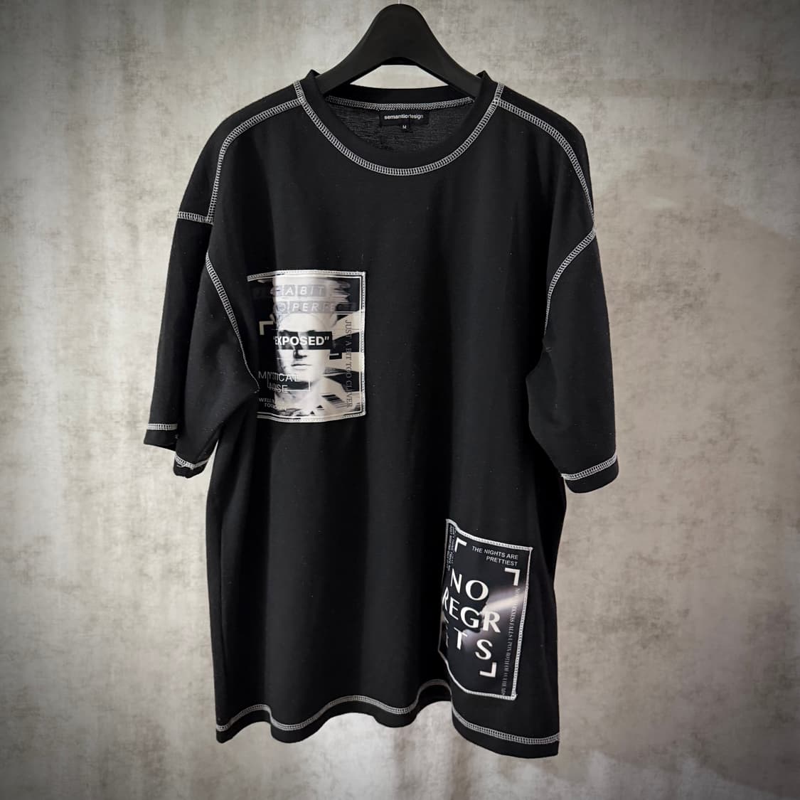 Semanticdesign patch t shirt 상품이미지1