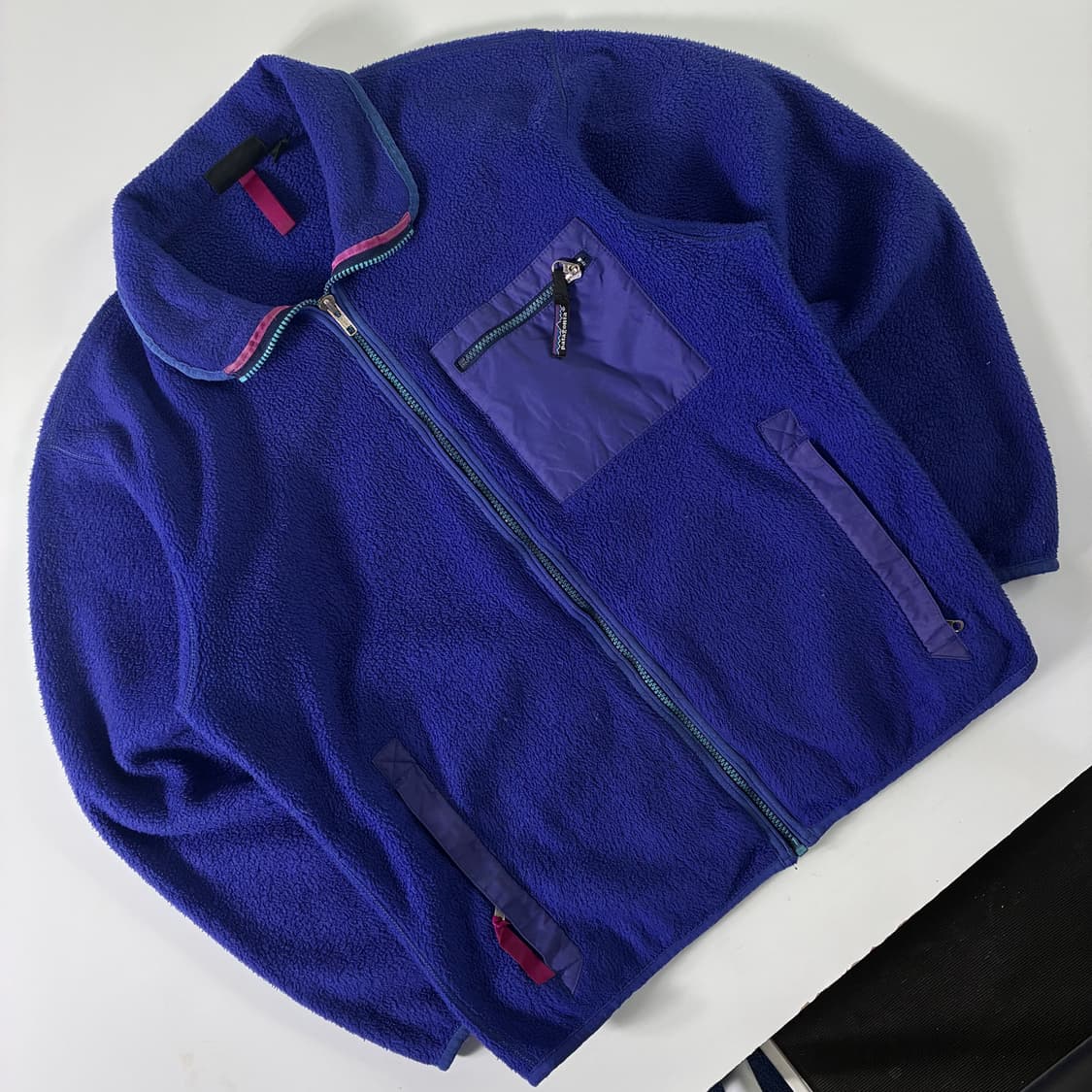 Polo  파타고니아 90,s 블루 플리스 집업  상품이미지2