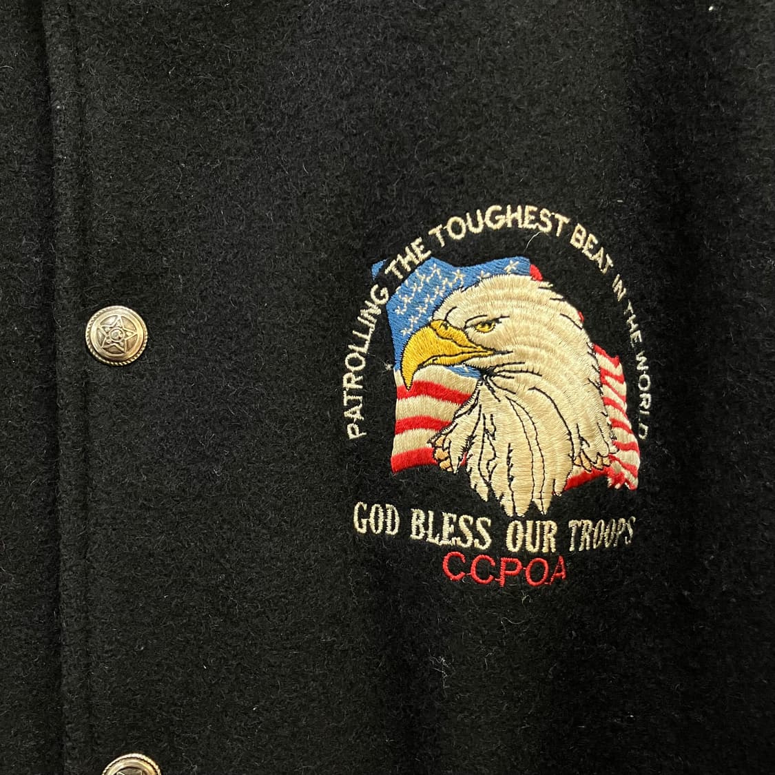 SUMAC 빈티지 바시티 자켓 S 상품이미지4