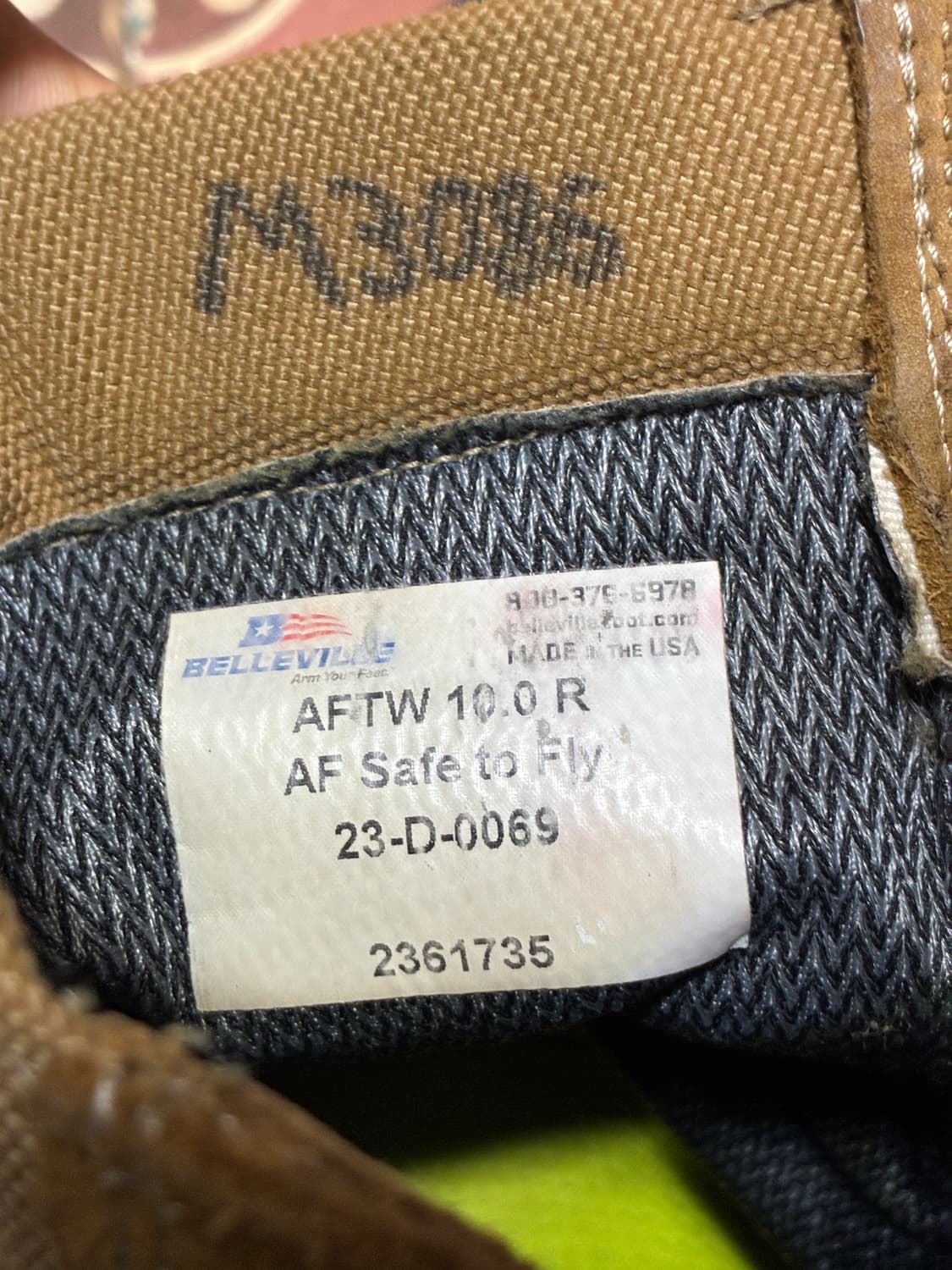Belleville 미공군 AFTW 전술 부츠 / AF Safe to F 상품이미지6