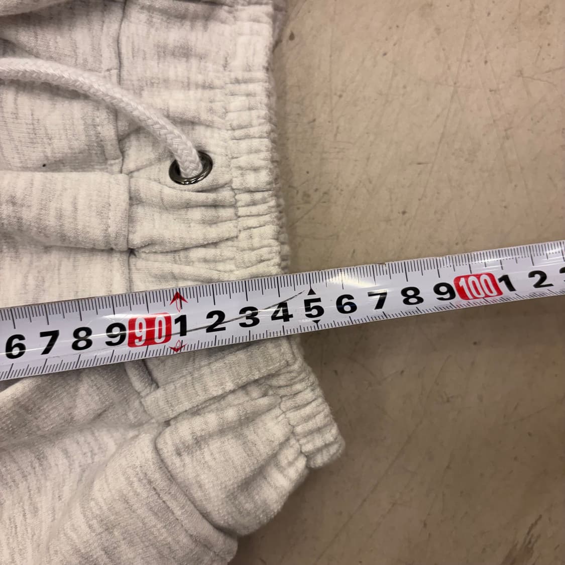 빈티지 멜란지그레이 카고 스트링 트레이닝 팬츠 상품이미지4