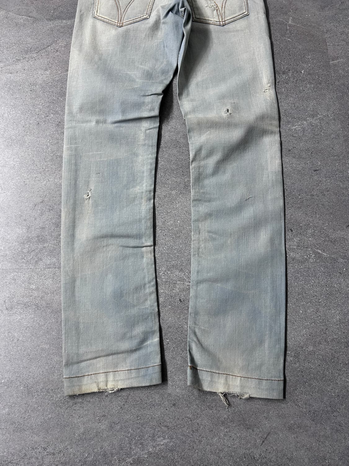 deadstock* 돌체앤가바나 블리치 워싱 데님 팬츠 상품이미지10