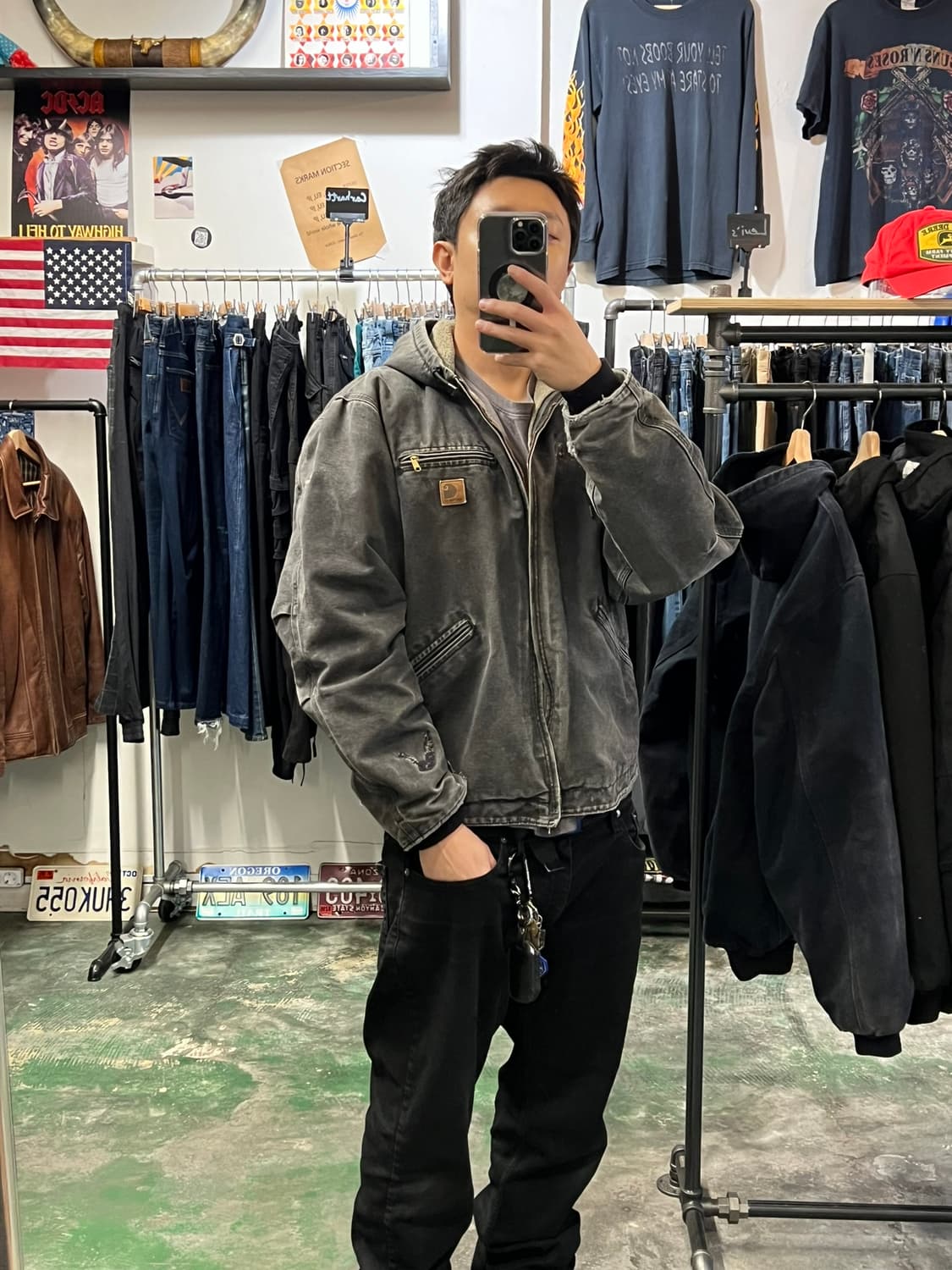 00's [L] 칼하트 액티브 자켓 셰르파 라이닝 빈티지 시에라 후드집업 상품이미지4