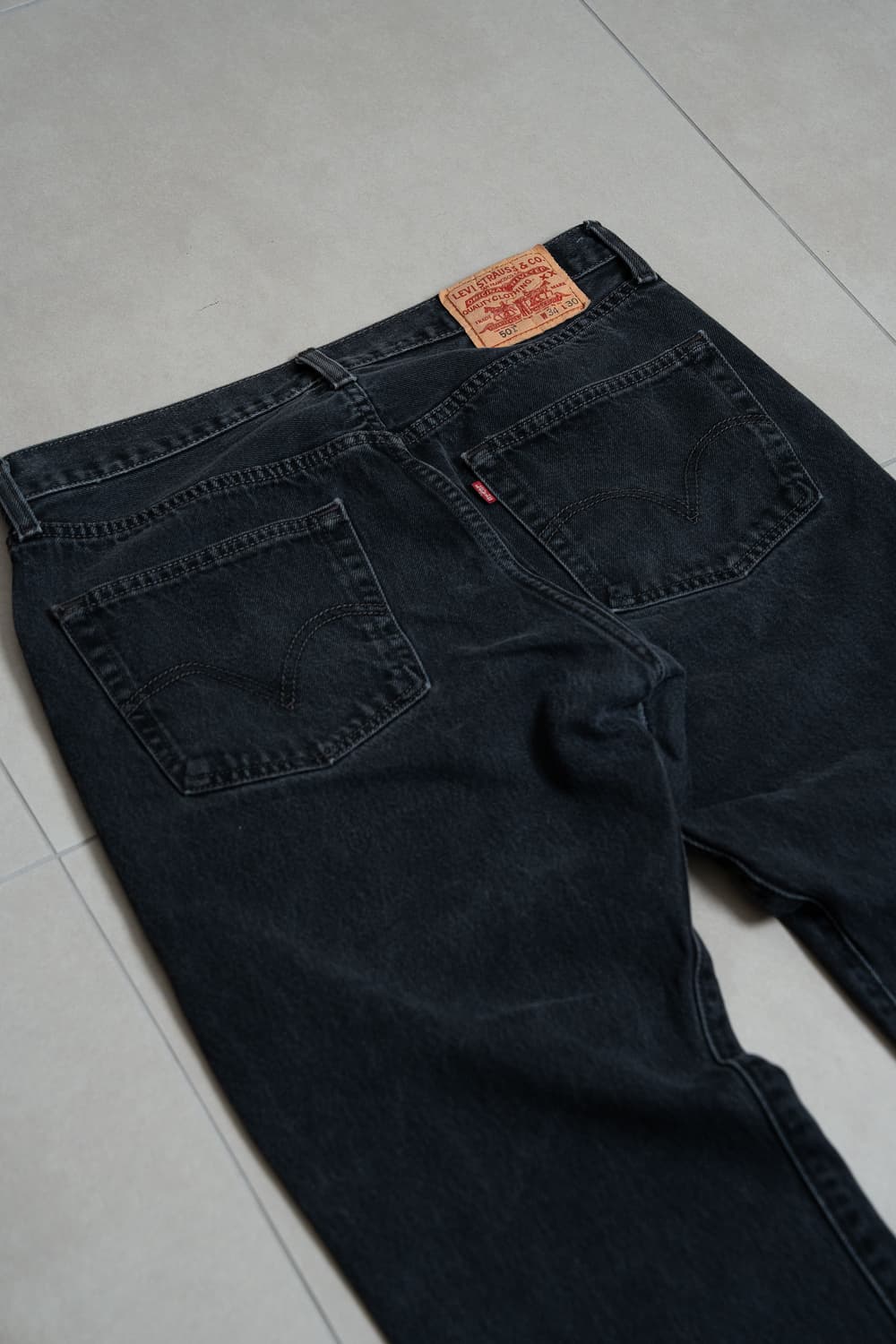 빈티지 리바이스501 블랙데님 34x30 상품이미지8