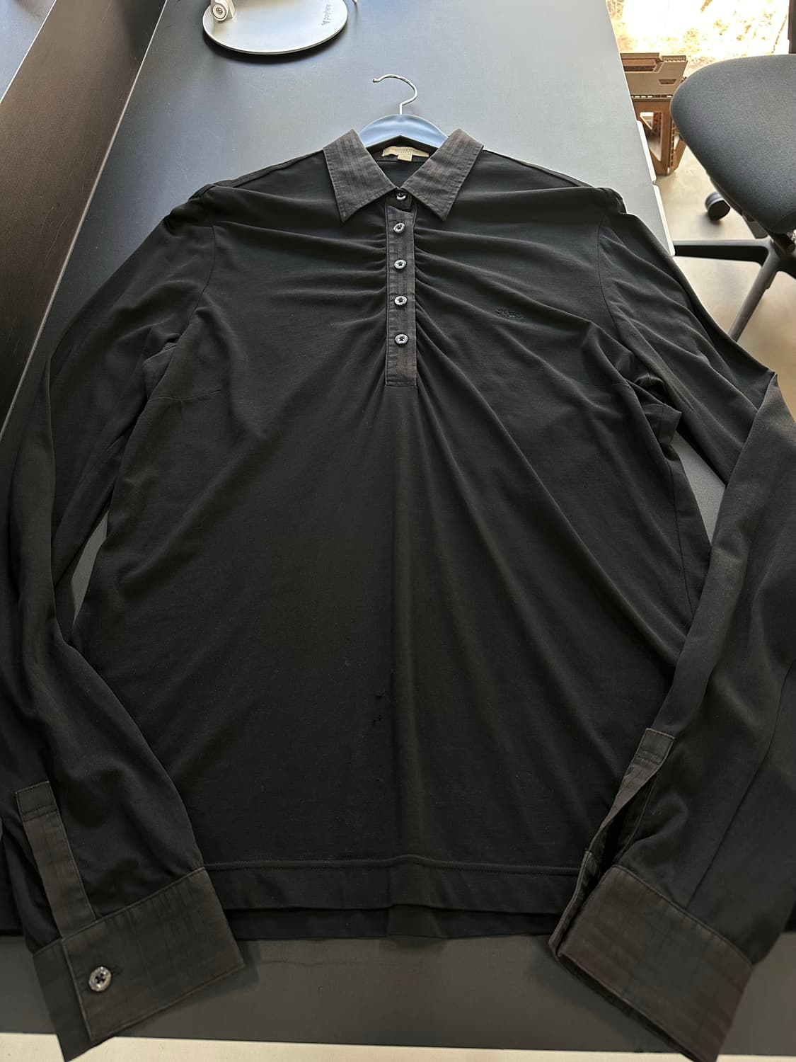 버버리 셔링 루즈 버튼 셔츠 롱슬리브 상품이미지4