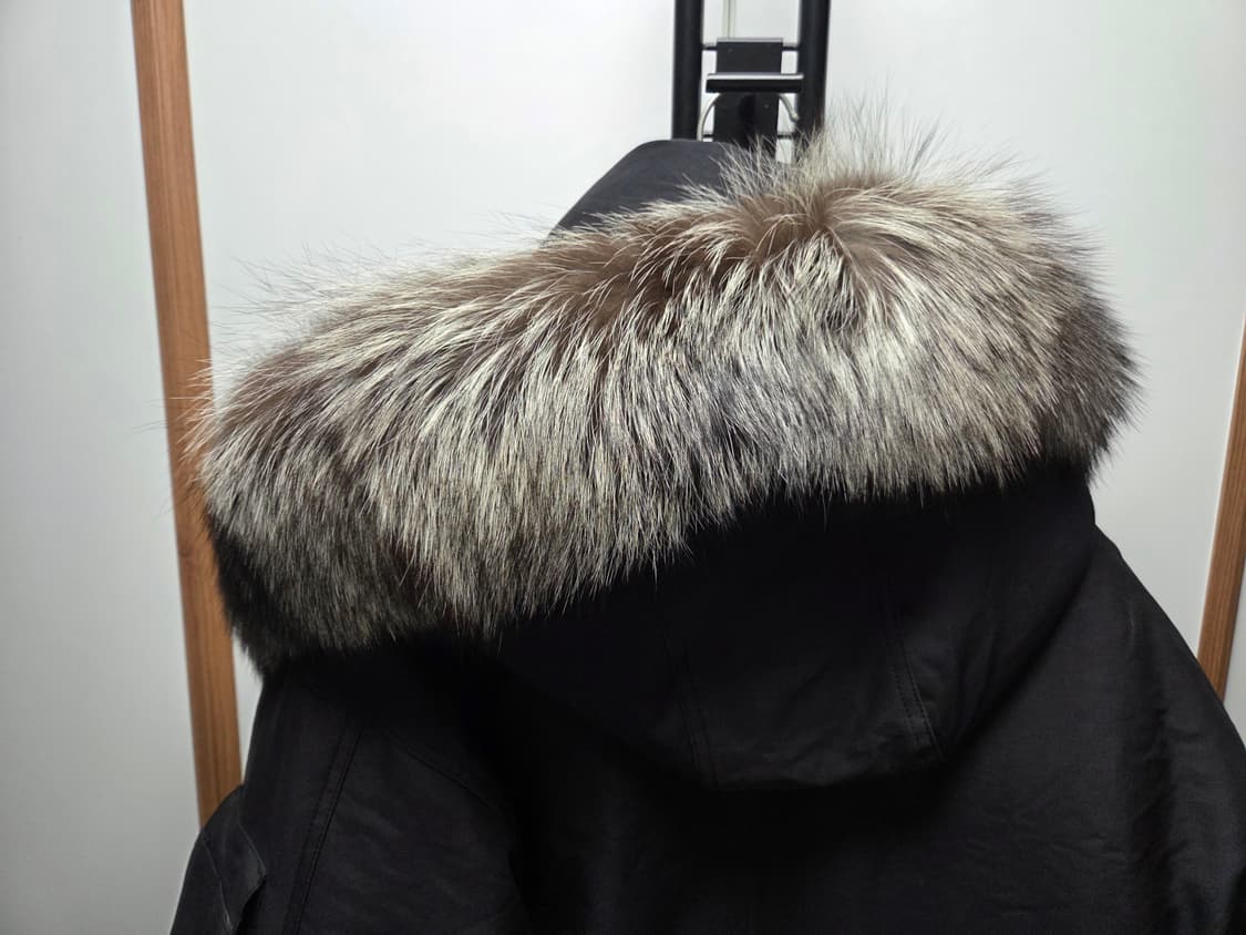 본 매그넘 폭스퍼 야상 패딩 점퍼 블랙 100 사이즈 상품이미지7