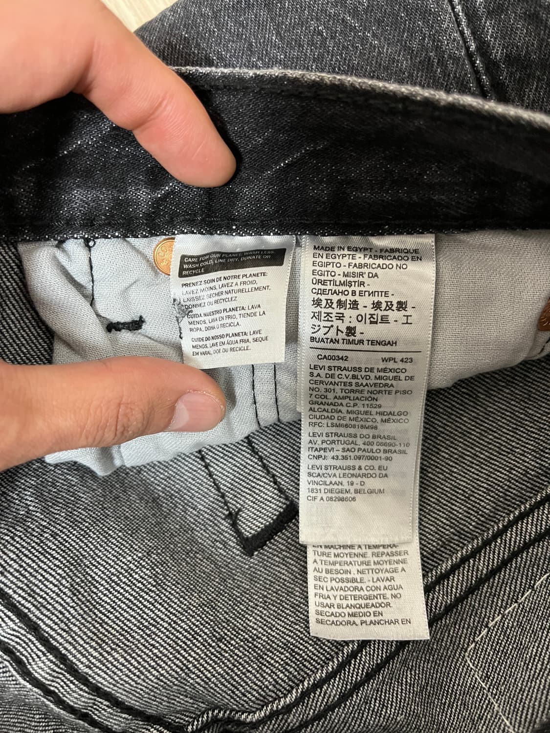 리바이스 501 93 스트레이트 진 28x30 상품이미지6