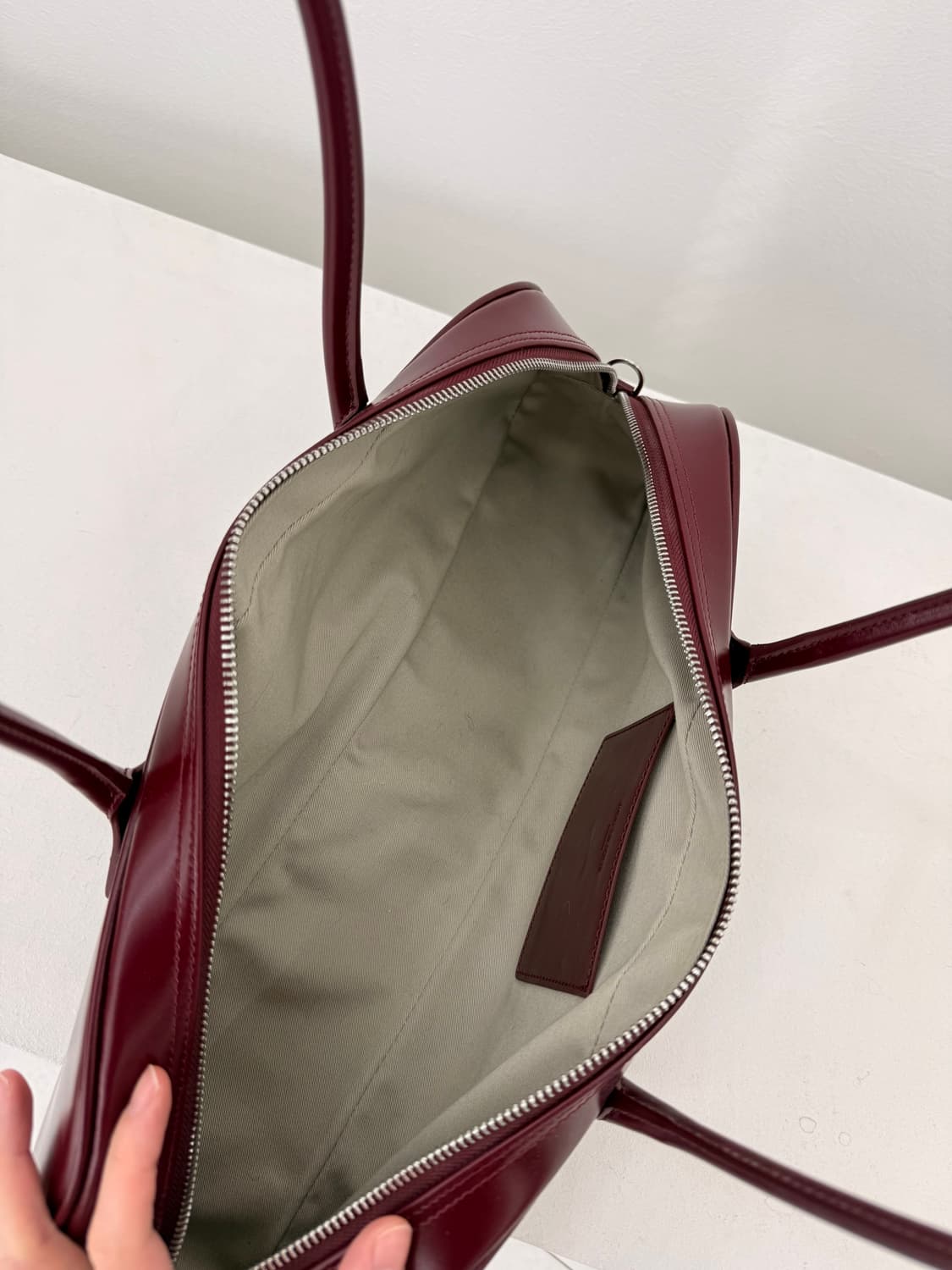 포츠포츠 볼링백 버건디 상품이미지4