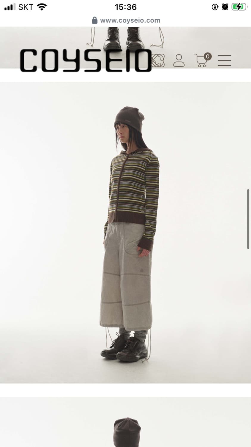 코이세이오 듀얼 심플 비니 차콜 상품이미지3