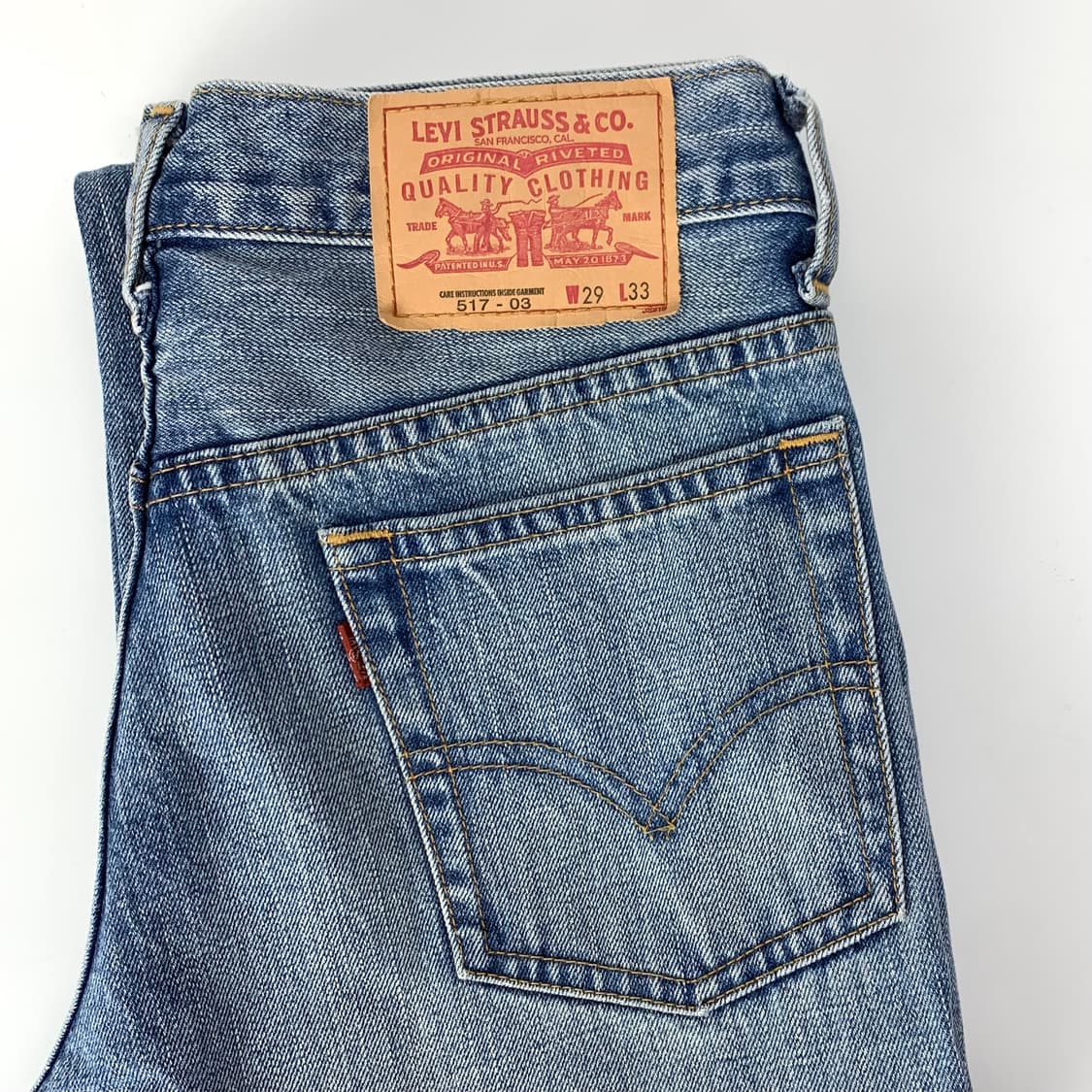 [29x33] 00s 리바이스 517 데님 팬츠 상품이미지7