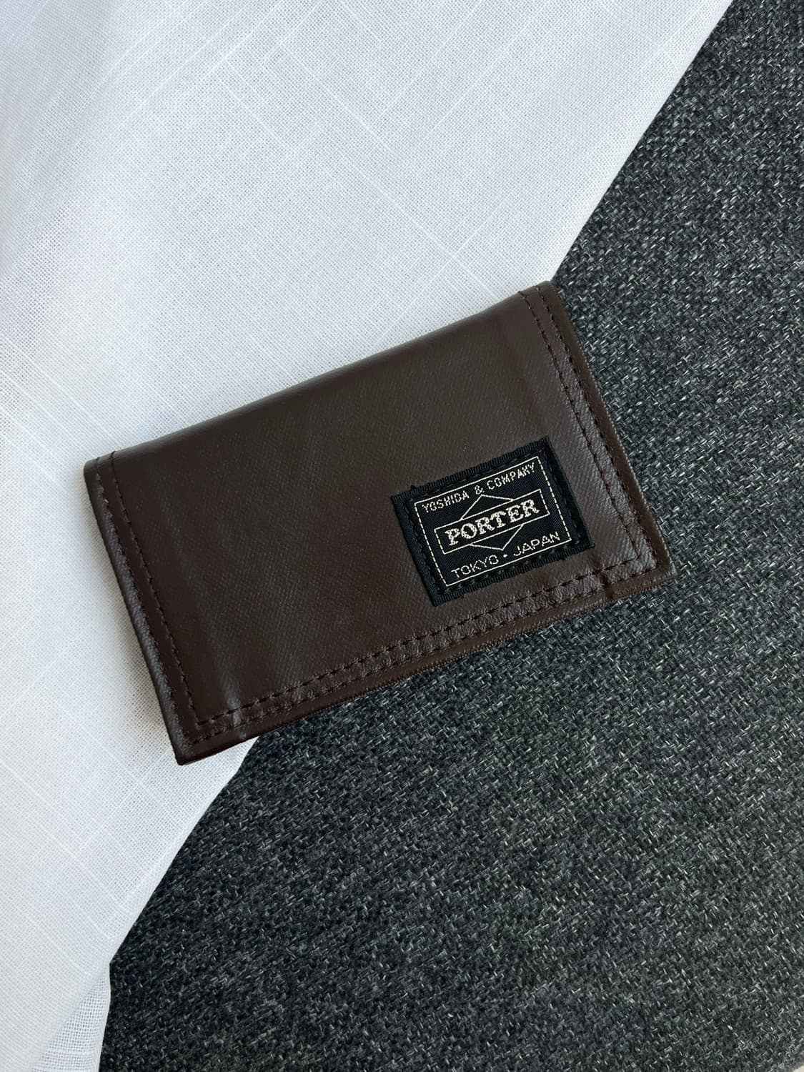 Porter 포터 프리스타일 카드 케이스 브라운 상품이미지4
