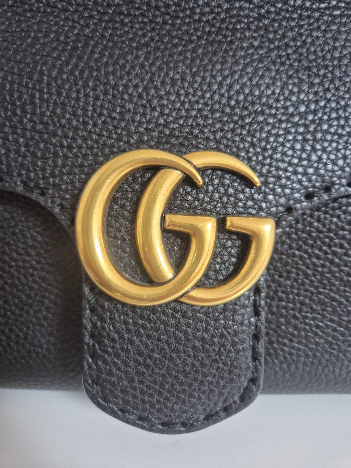 구찌 GC 마몽 탑핸들 스몰 블랙 가방 421890 상품이미지6