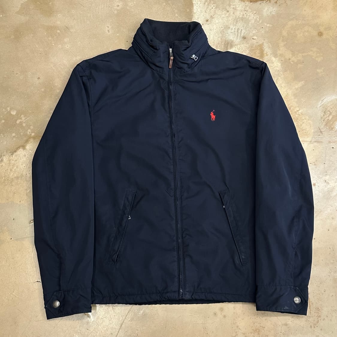 L 폴로랄프로렌 내장후드 네이비 폴리쉪 페리 자켓  상품이미지2