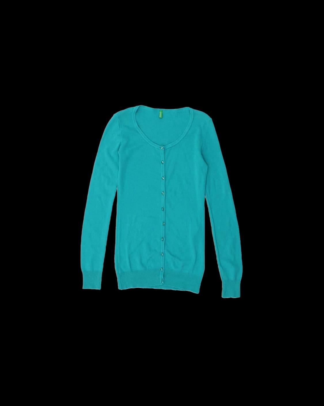 [직수입] 빈티지 benetton 가디건 터쿼이즈 상품이미지2