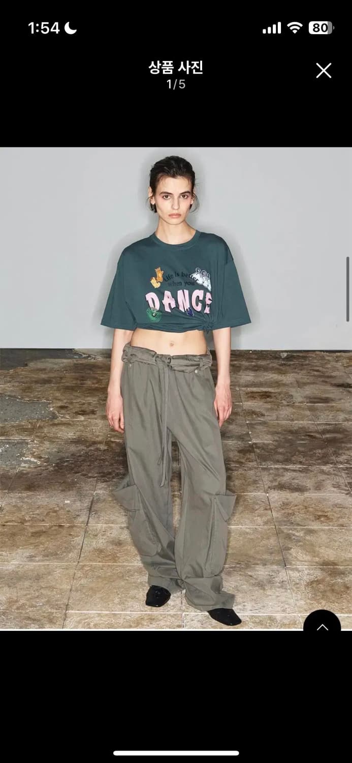 오픈와이와이 ROLLED WAIST CARGO PANTS openyy 상품이미지1