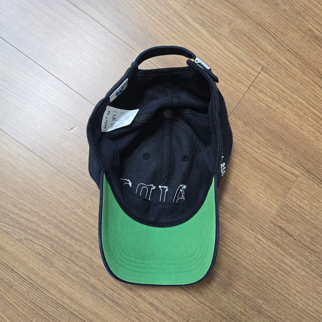 25SS 세인트미카엘 볼캡 블랙 상품이미지2