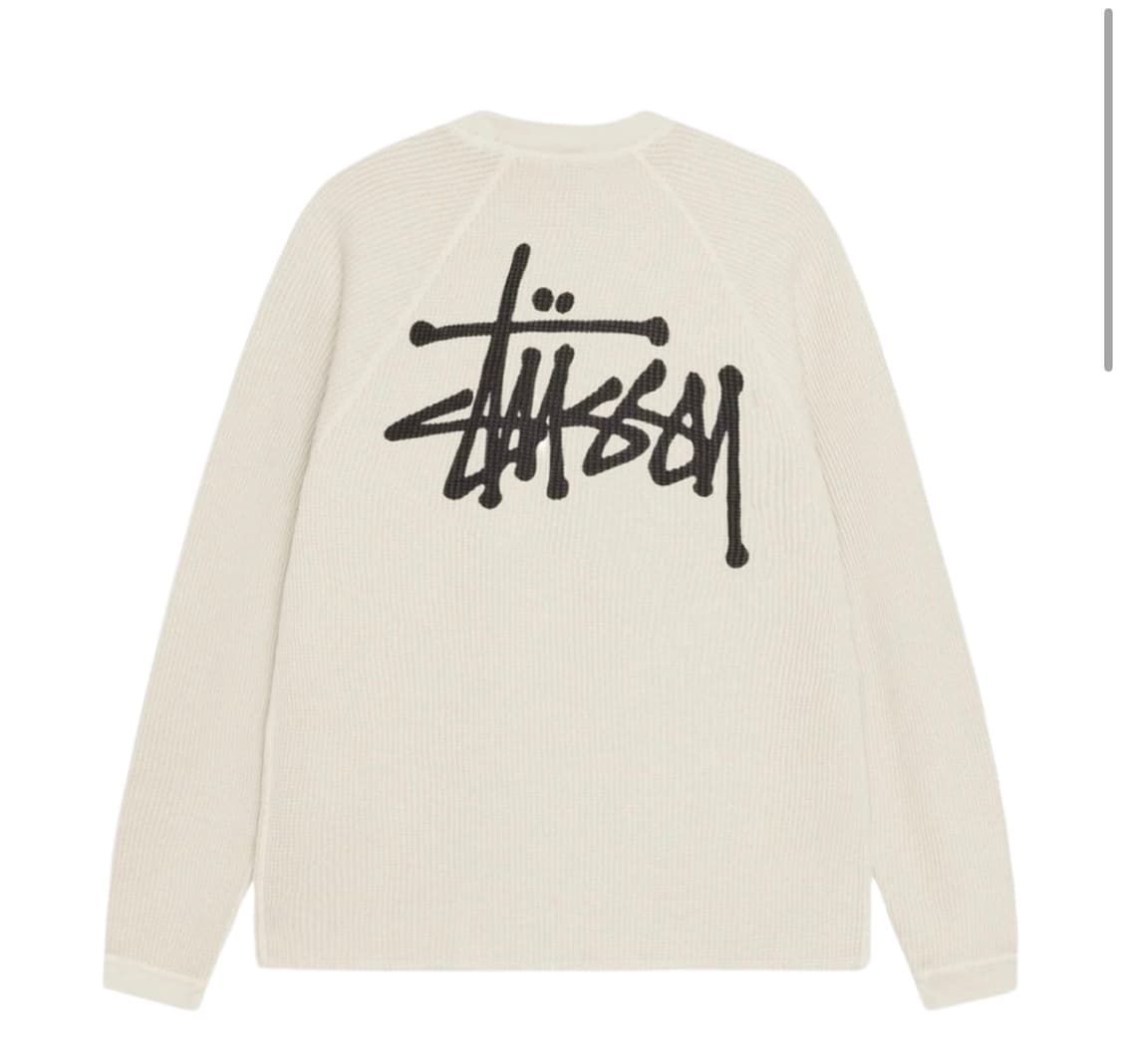 M) 스투시 래글런 써멀 롱슬리브 본 상품이미지1