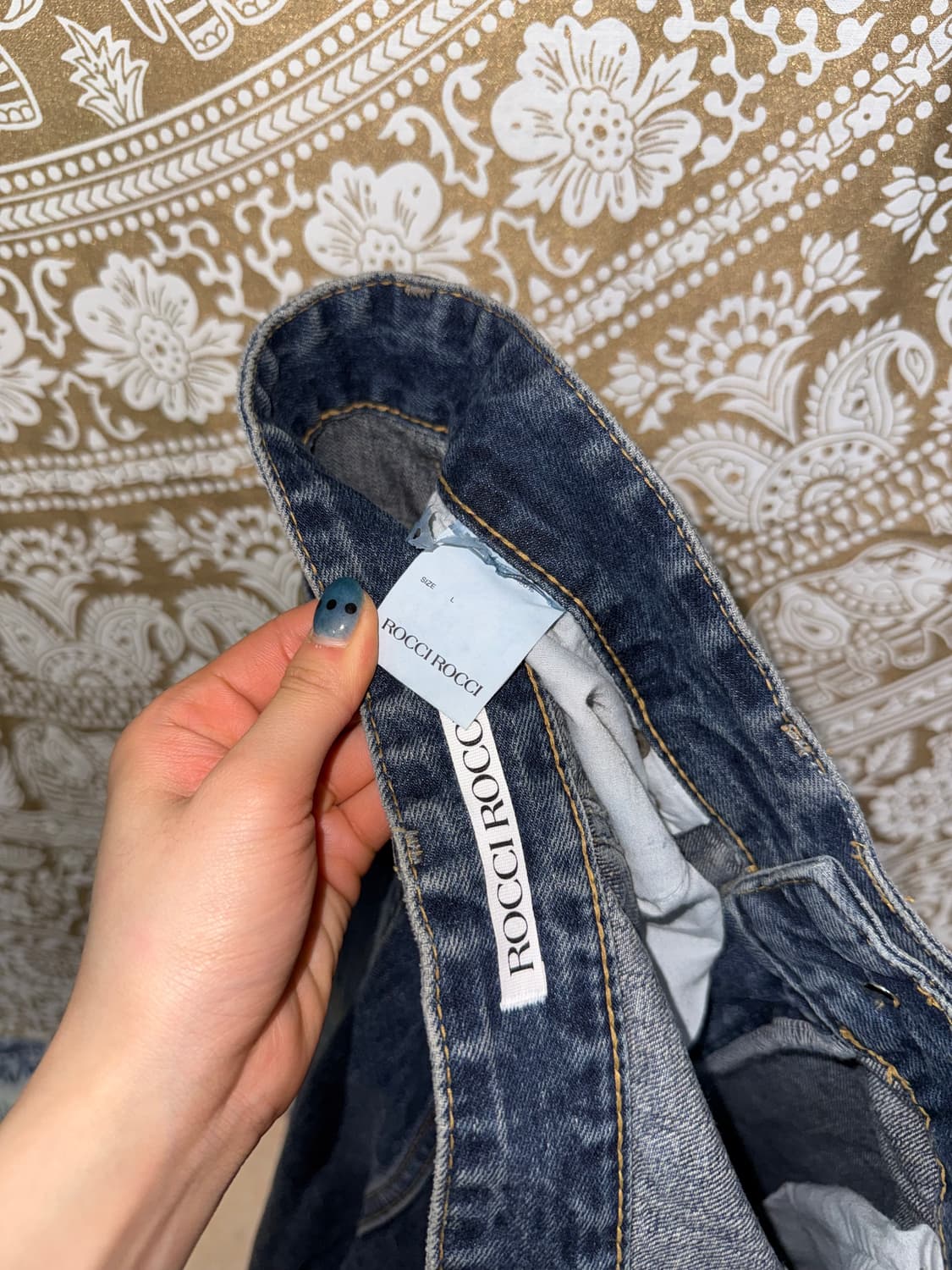 로씨로씨x그래피커스 crochet jeans  상품이미지7