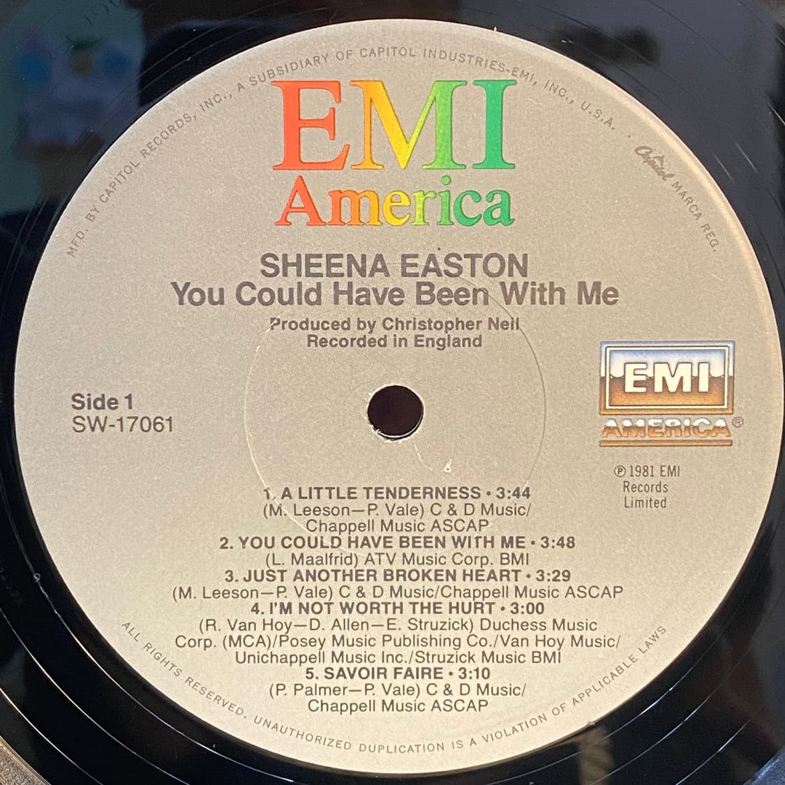 (LP-팝록) Sheena Easton -You Could 상품이미지4