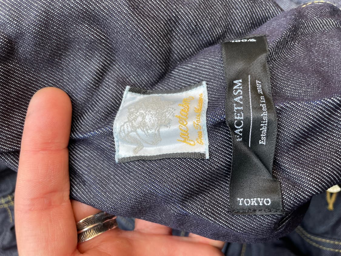 Facetasm 퓨어 울 링클 데님 자켓 상품이미지9