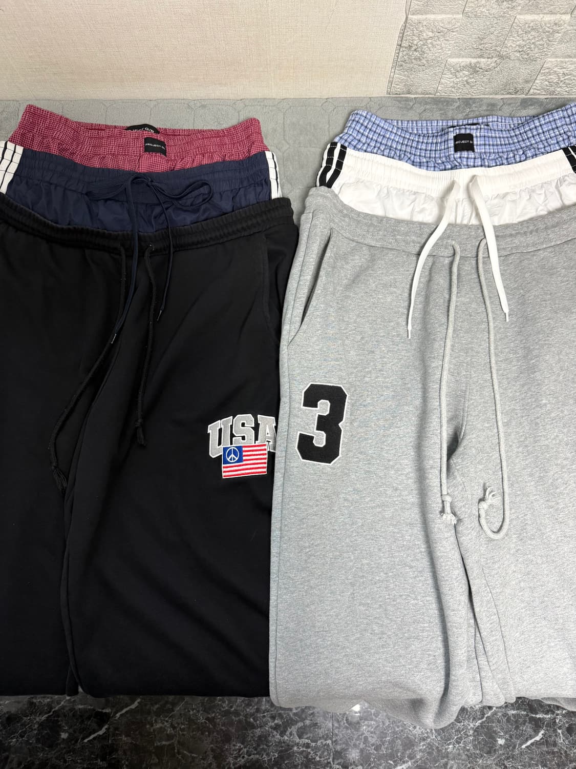 프로젝트GR 3레이어드 스웻팬츠 프로젝트 지알 새깅팬츠 상품이미지2