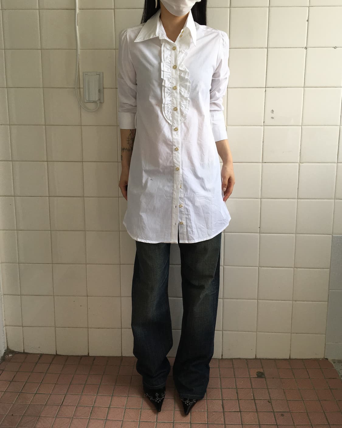 Frill point shirtFrill point shirt 상품이미지6