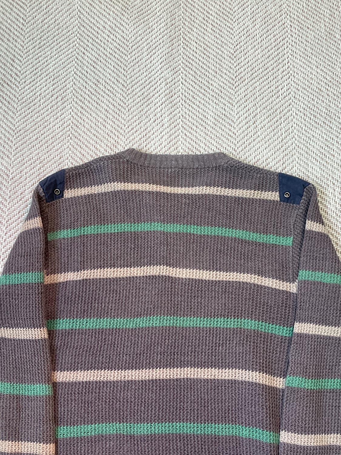 Next u 밀리터리 스트라이프 코튼니트 J03253 상품이미지6